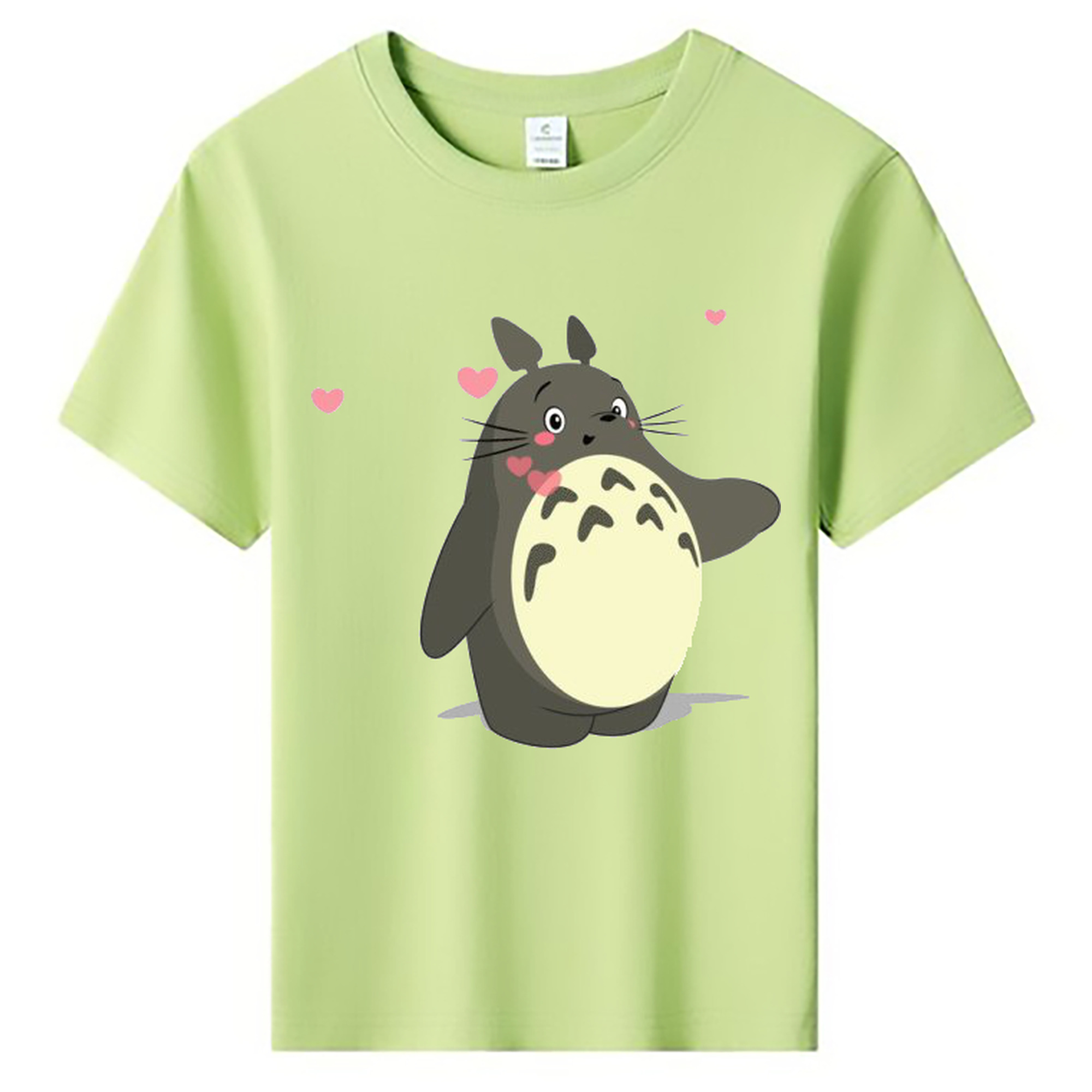 （画像用） となりのトトロ 草壁メイ 草壁サツキ My Neighbor Totoro Satsuki Kusakabe Mei Kusakabe 綿100％キッズTシャツ（フロントプリント）